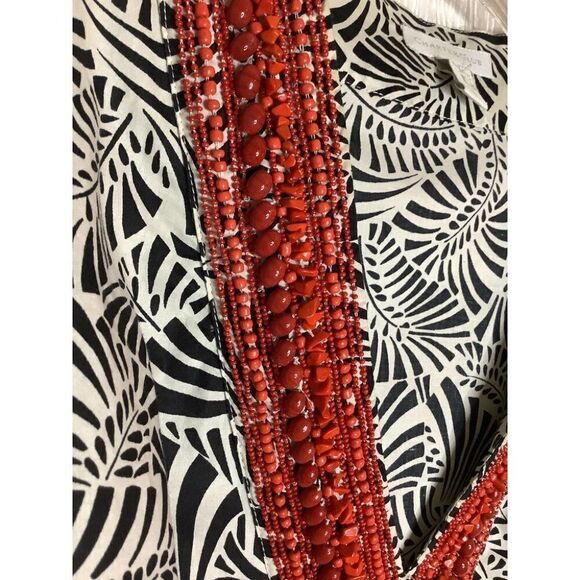 Charter Club Sz 14 Beaded Tunic - Picture 4 of 7